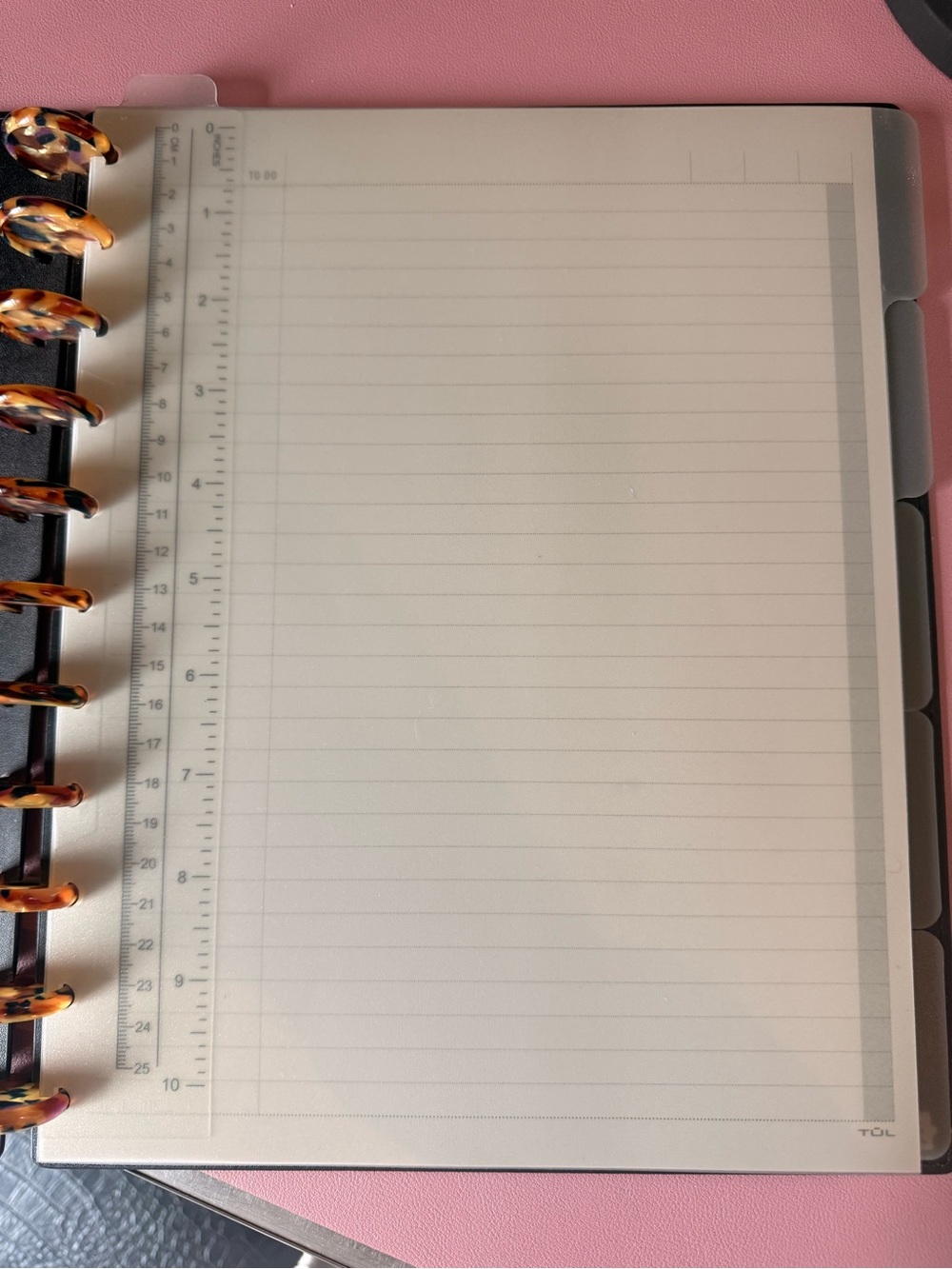 Levenger Red Leather Notebook w/upgraded circa discs - Picture 12 of 12